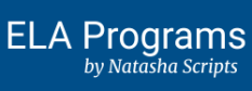 ELA Programs by Natasha Scripts